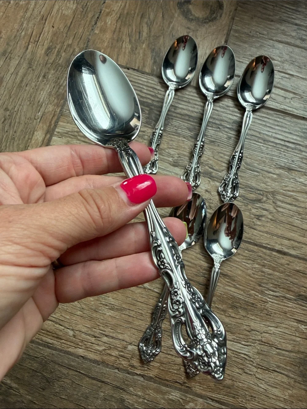 Oneida Spoons Michelangelo stainless set of 6 six